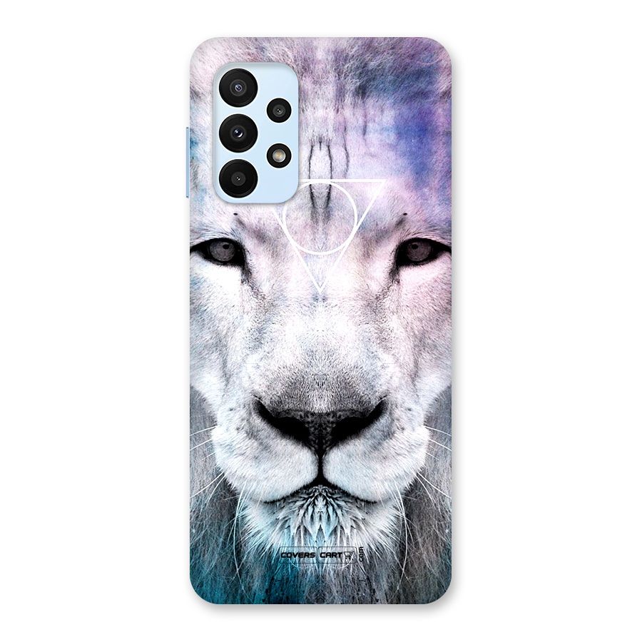 White Lion Back Case for Galaxy A23