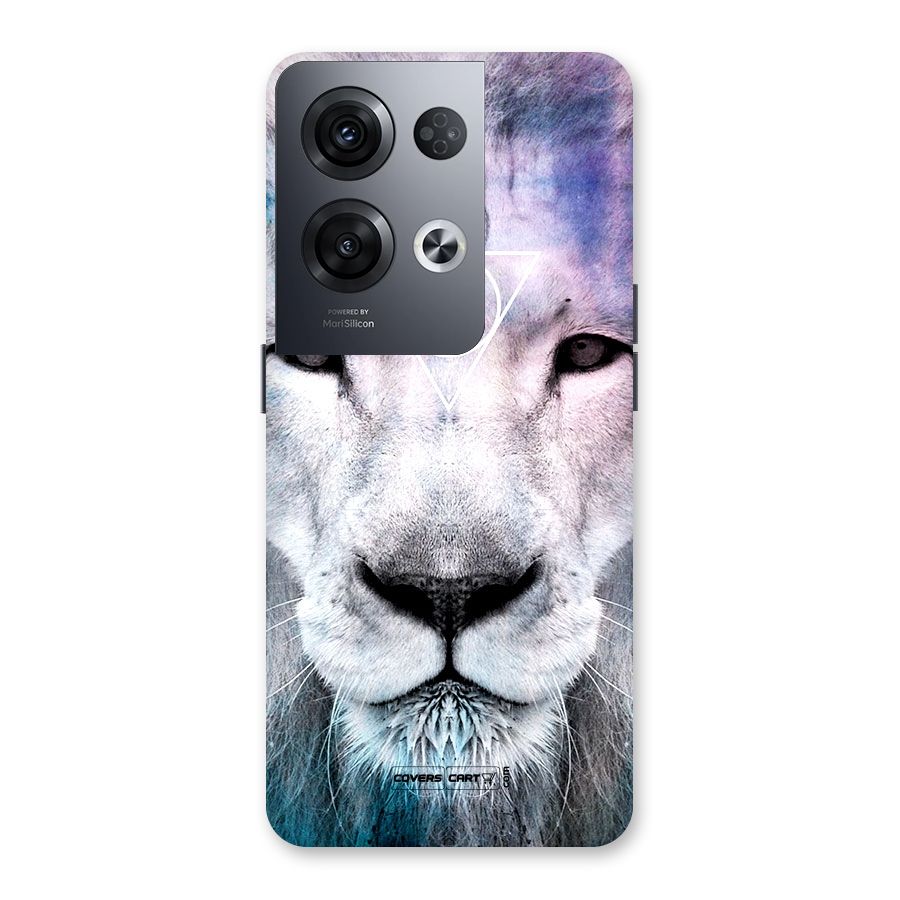 White Lion Back Case for Oppo Reno8 Pro 5G