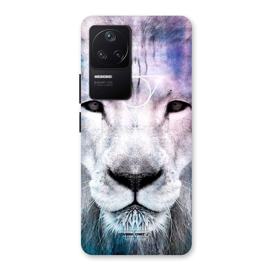 White Lion Back Case for Poco F4 5G