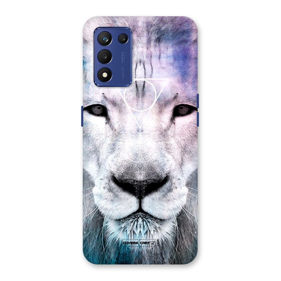 White Lion Back Case for Realme 9 5G Speed