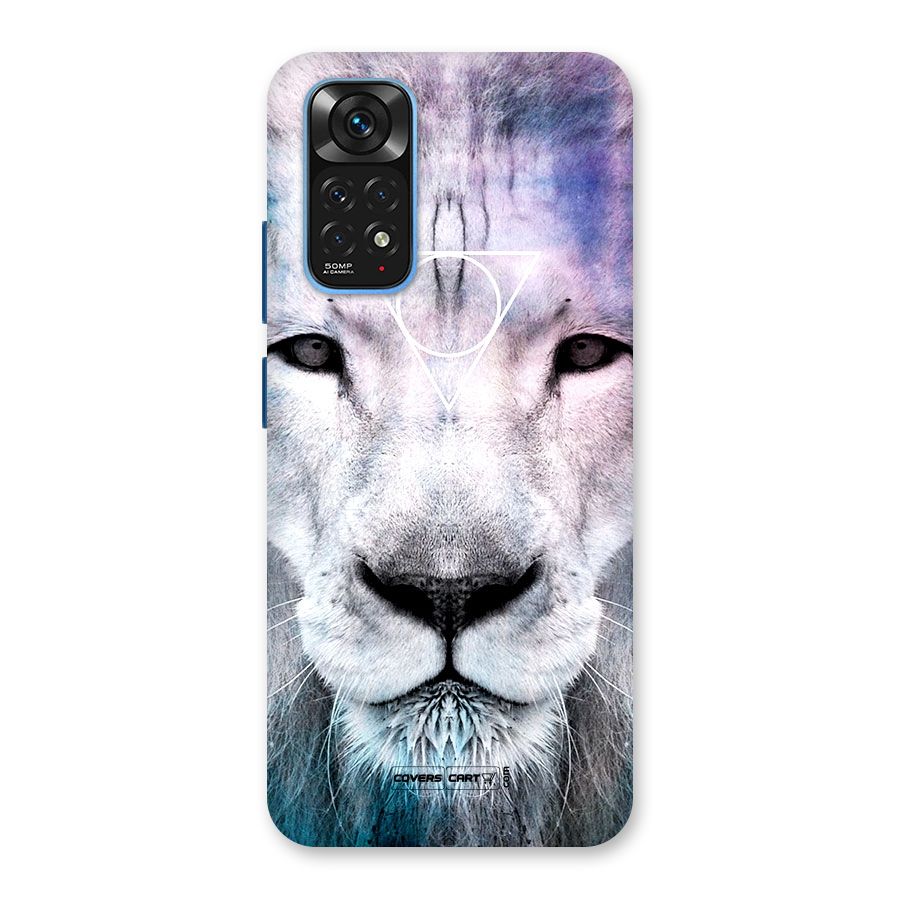 White Lion Back Case for Redmi Note 11S