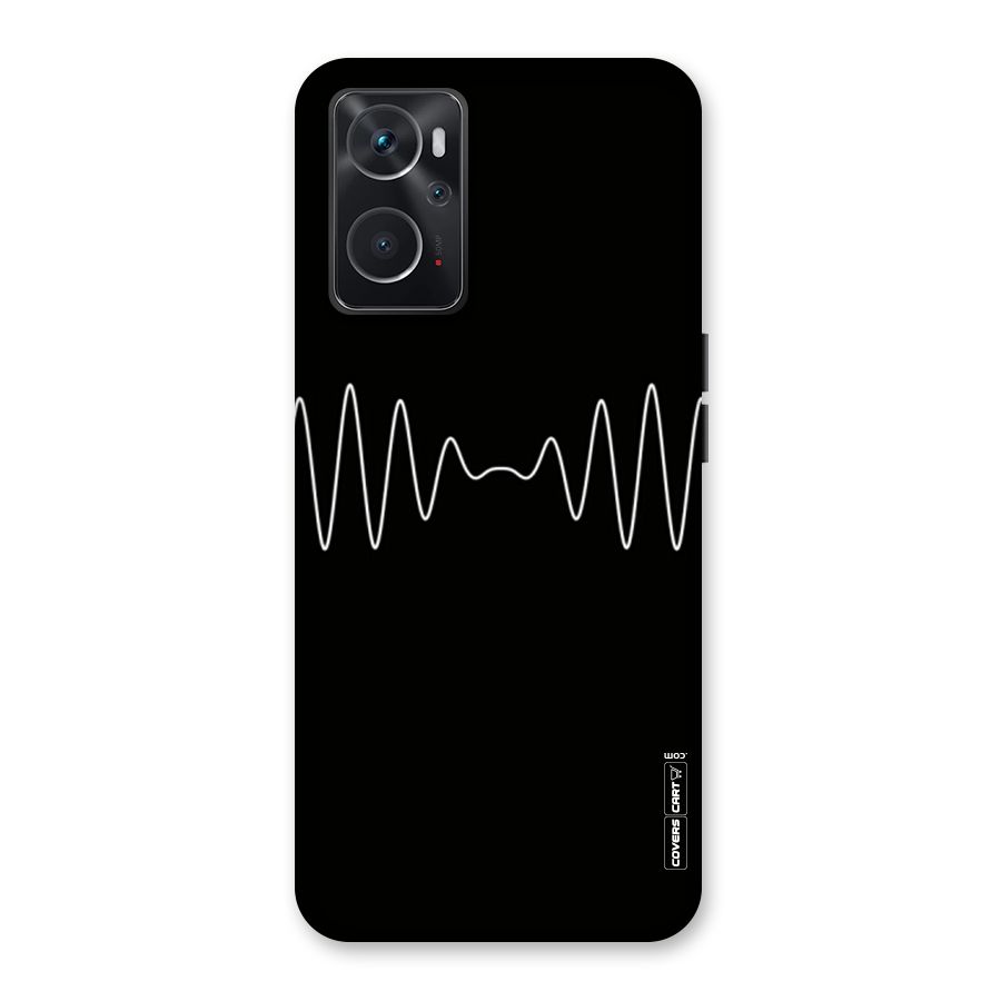 White Minimal Thread Back Case for Oppo K10 4G