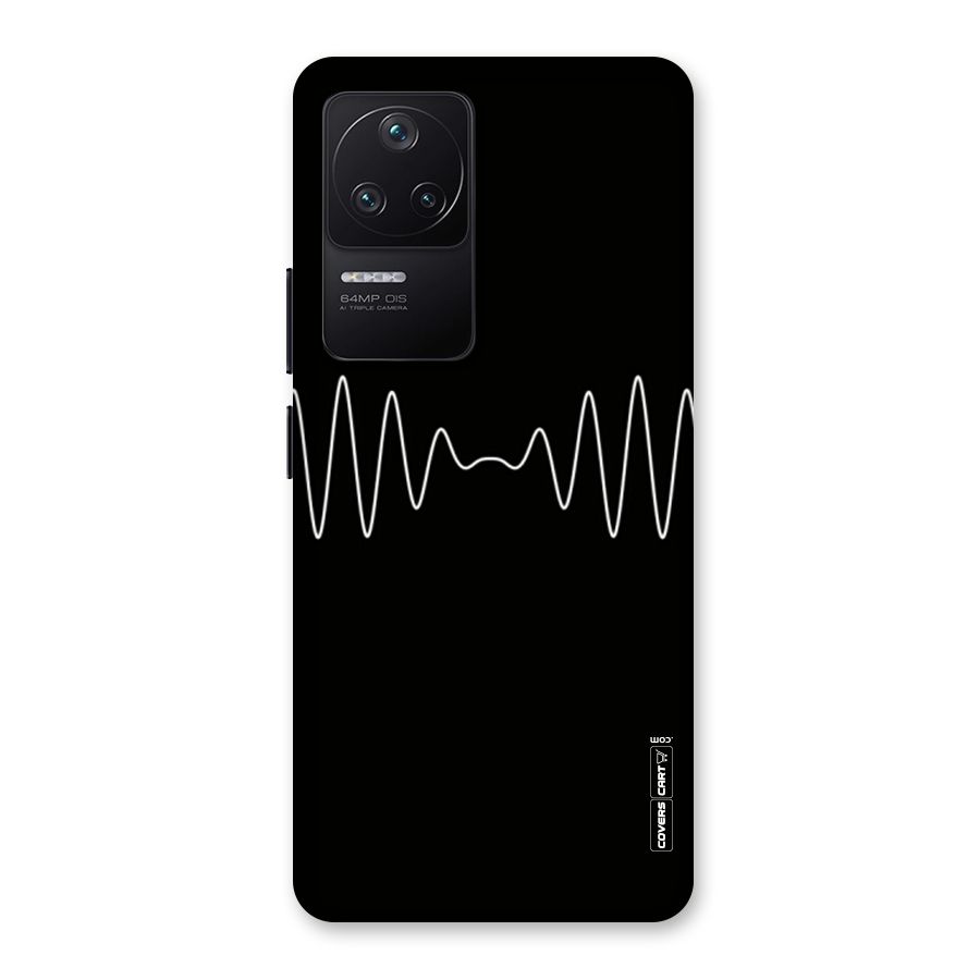 White Minimal Thread Back Case for Poco F4 5G