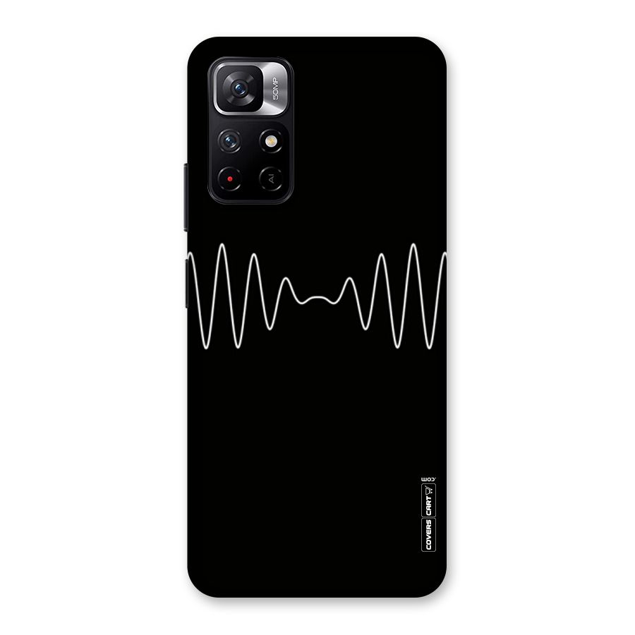 White Minimal Thread Back Case for Redmi Note 11T 5G