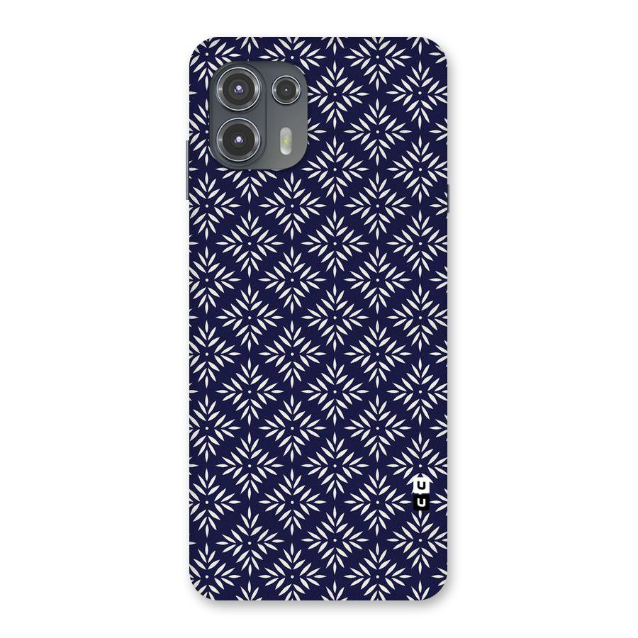 White Petals Pattern Back Case for Motorola Edge 20 Fusion