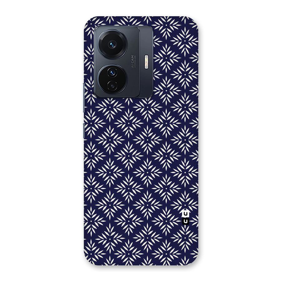 White Petals Pattern Back Case for Vivo T1 Pro