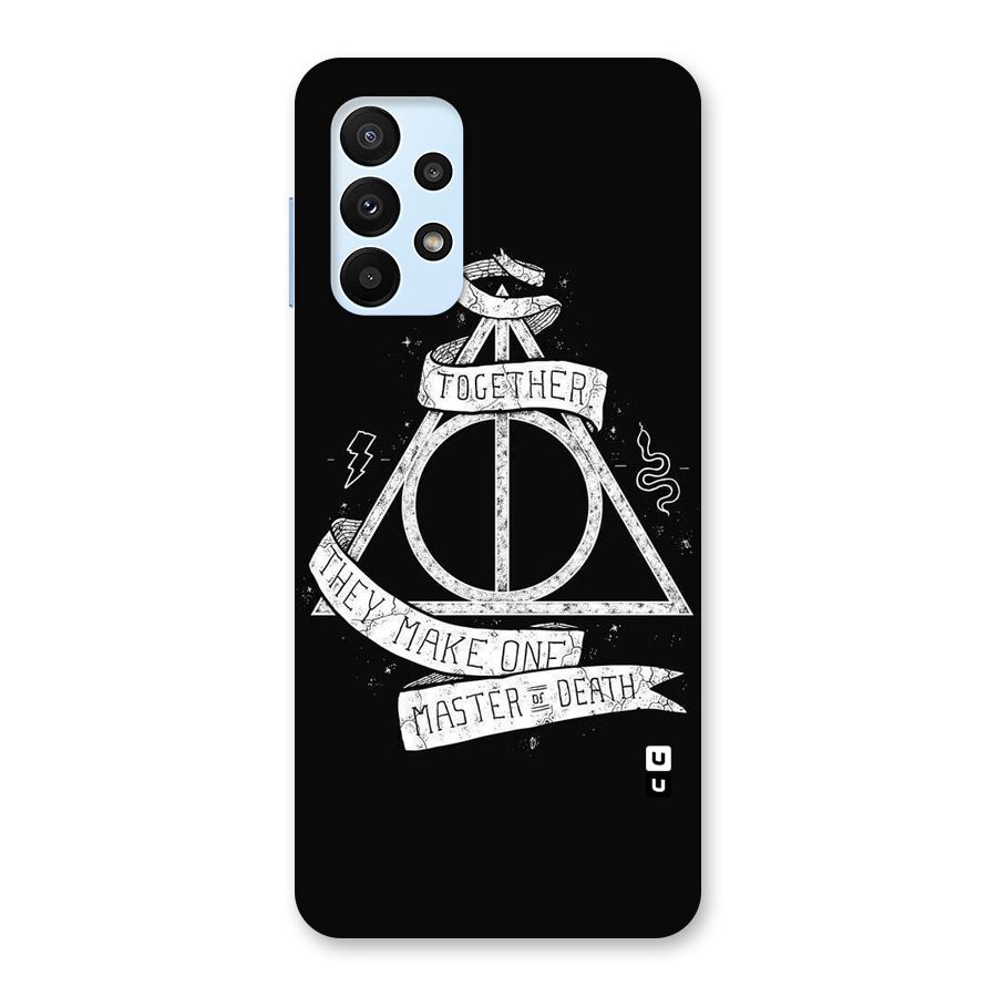 White Ribbon Back Case for Galaxy A23
