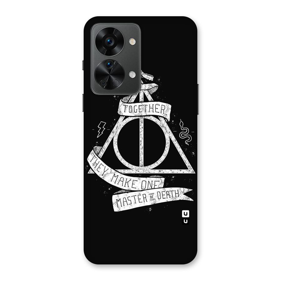 White Ribbon Back Case for OnePlus Nord 2T