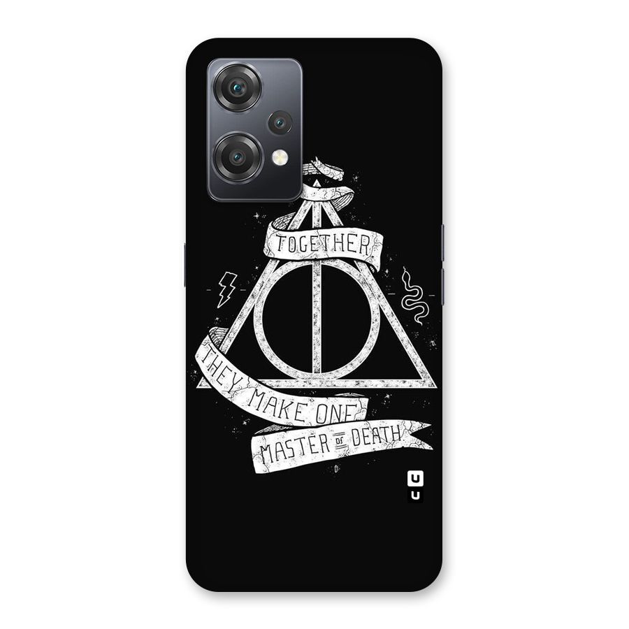 White Ribbon Back Case for OnePlus Nord CE 2 Lite 5G