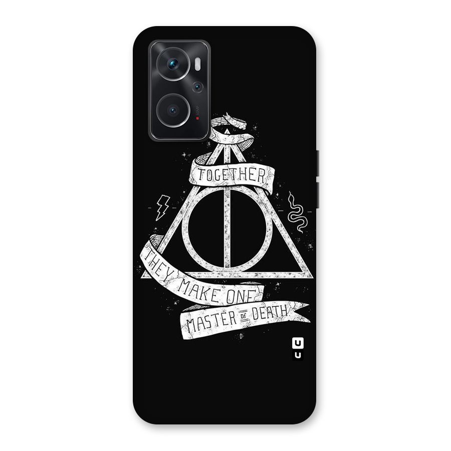 White Ribbon Back Case for Oppo K10 4G
