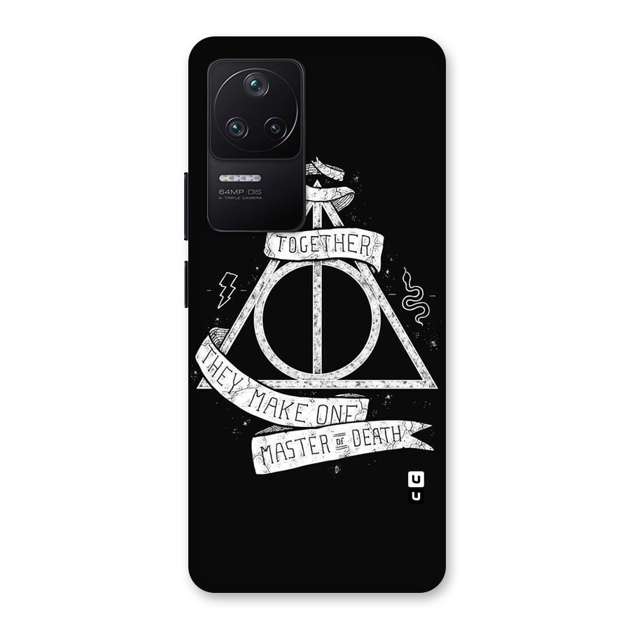 White Ribbon Back Case for Poco F4 5G