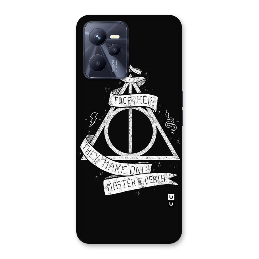 White Ribbon Back Case for Realme C35