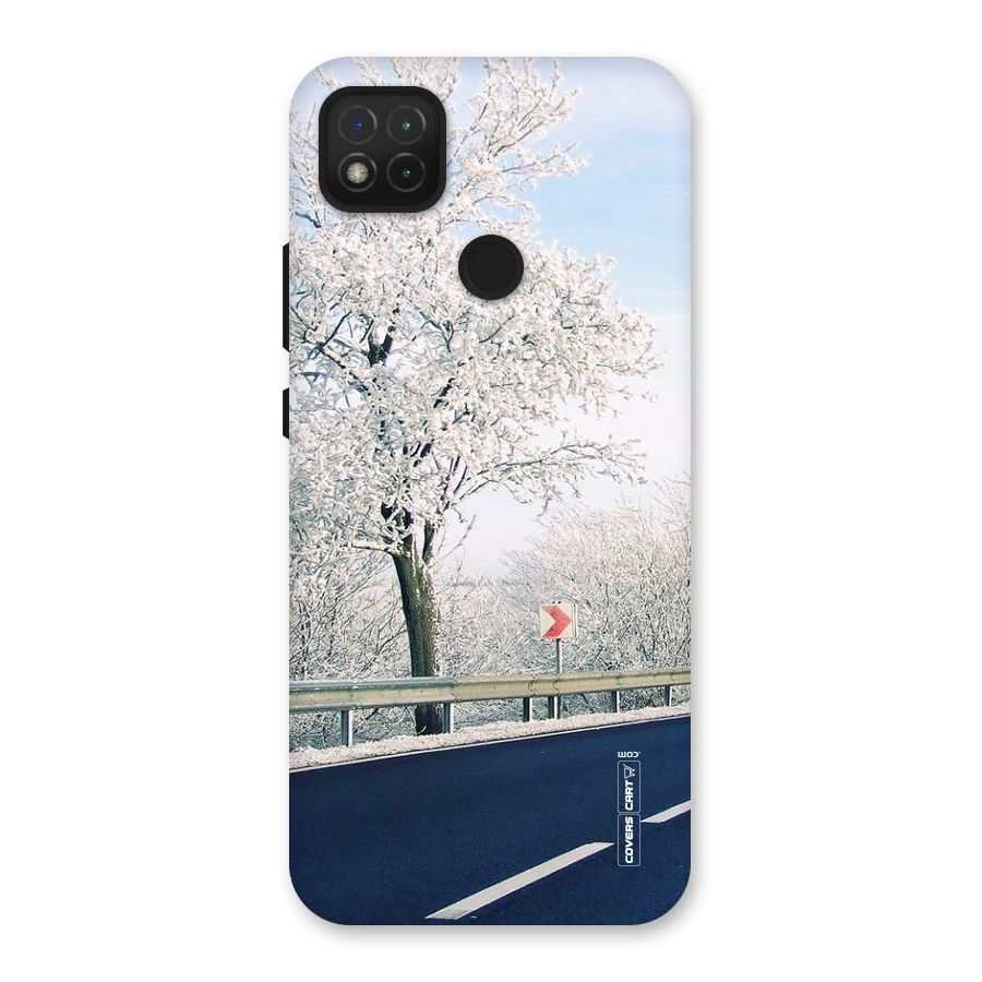 White Snow Tree Back Case for Redmi 9 Activ