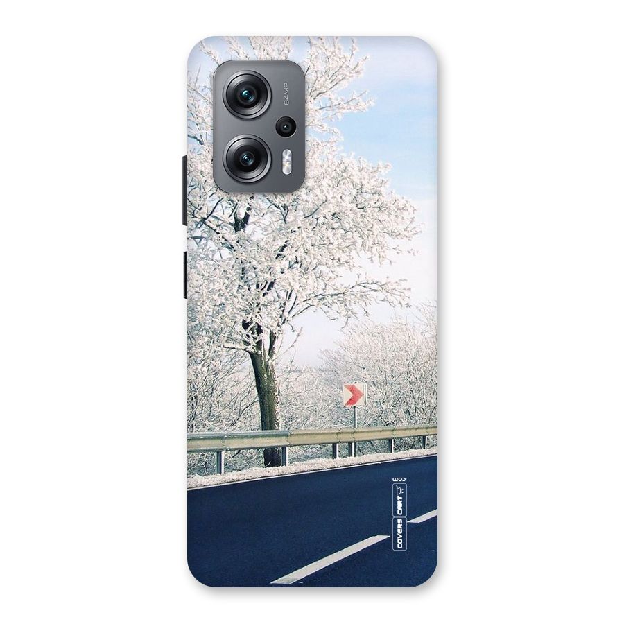 White Snow Tree Back Case for Redmi K50i