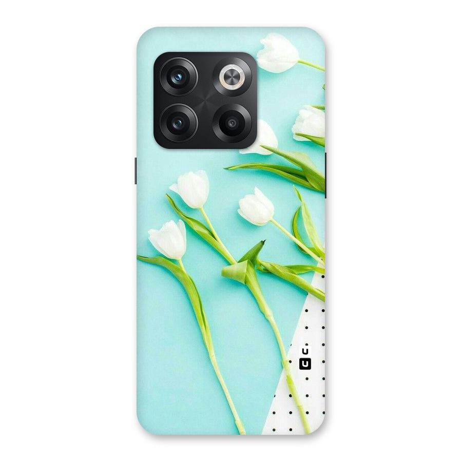 White Tulips Back Case for OnePlus 10T