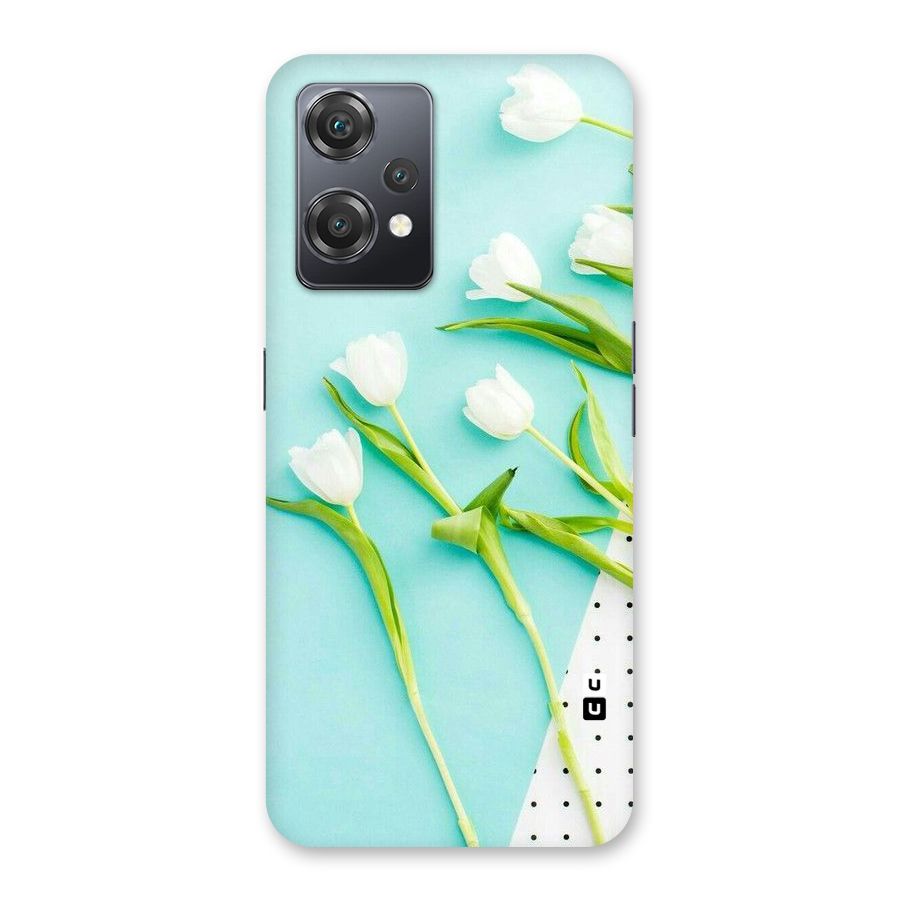 White Tulips Back Case for OnePlus Nord CE 2 Lite 5G