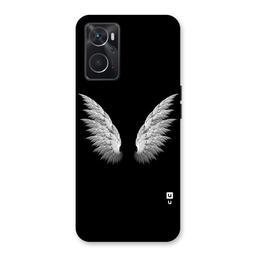 White Wings Back Case for Oppo K10 4G