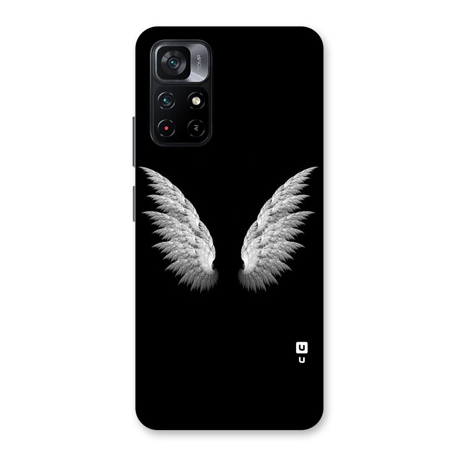 White Wings Back Case for Poco M4 Pro 5G