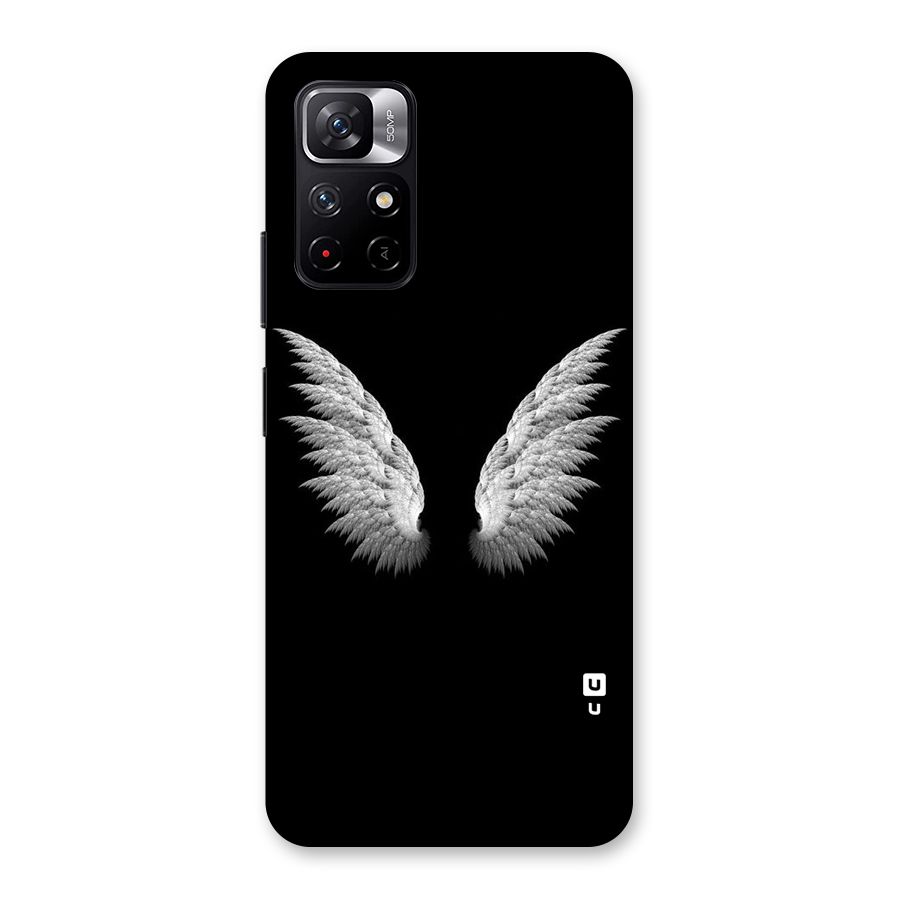 White Wings Back Case for Redmi Note 11T 5G