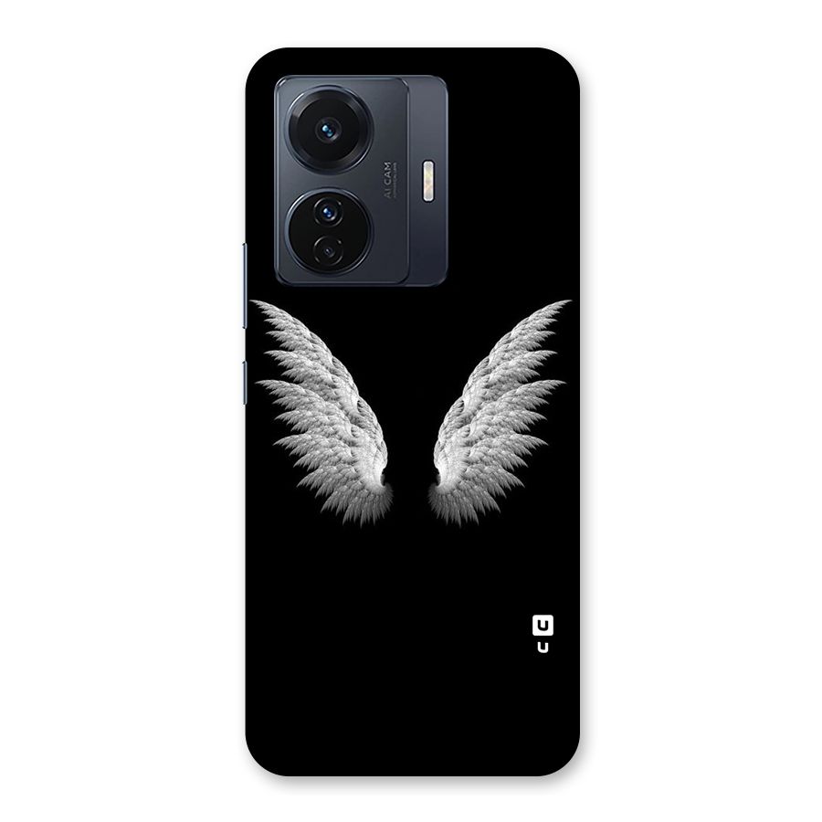 White Wings Back Case for Vivo T1 Pro