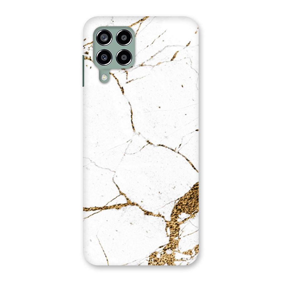 White and Gold Design Back Case for Galaxy M33