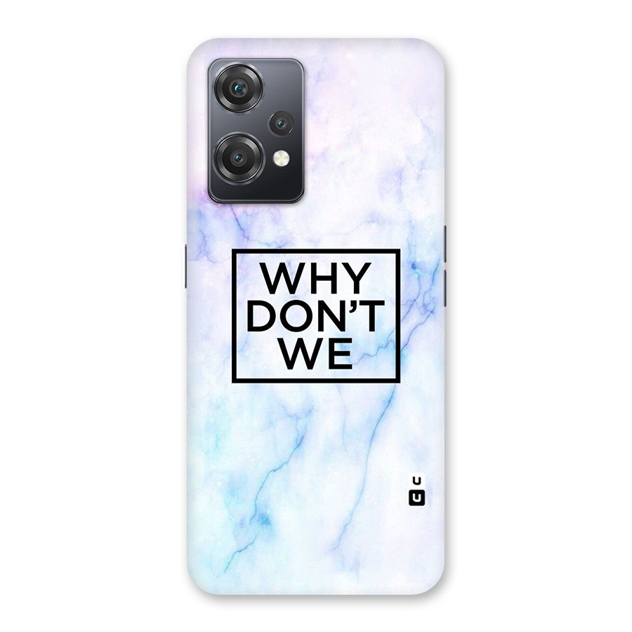 Why Dont We Back Case for OnePlus Nord CE 2 Lite 5G