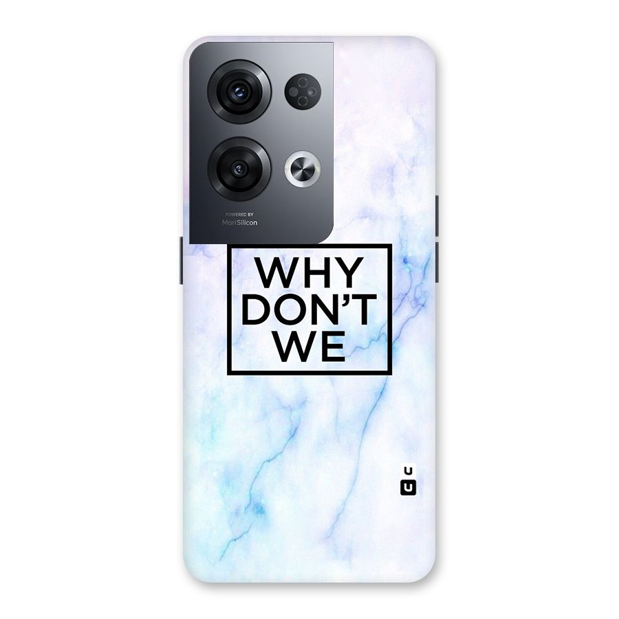 Why Dont We Back Case for Oppo Reno8 Pro 5G