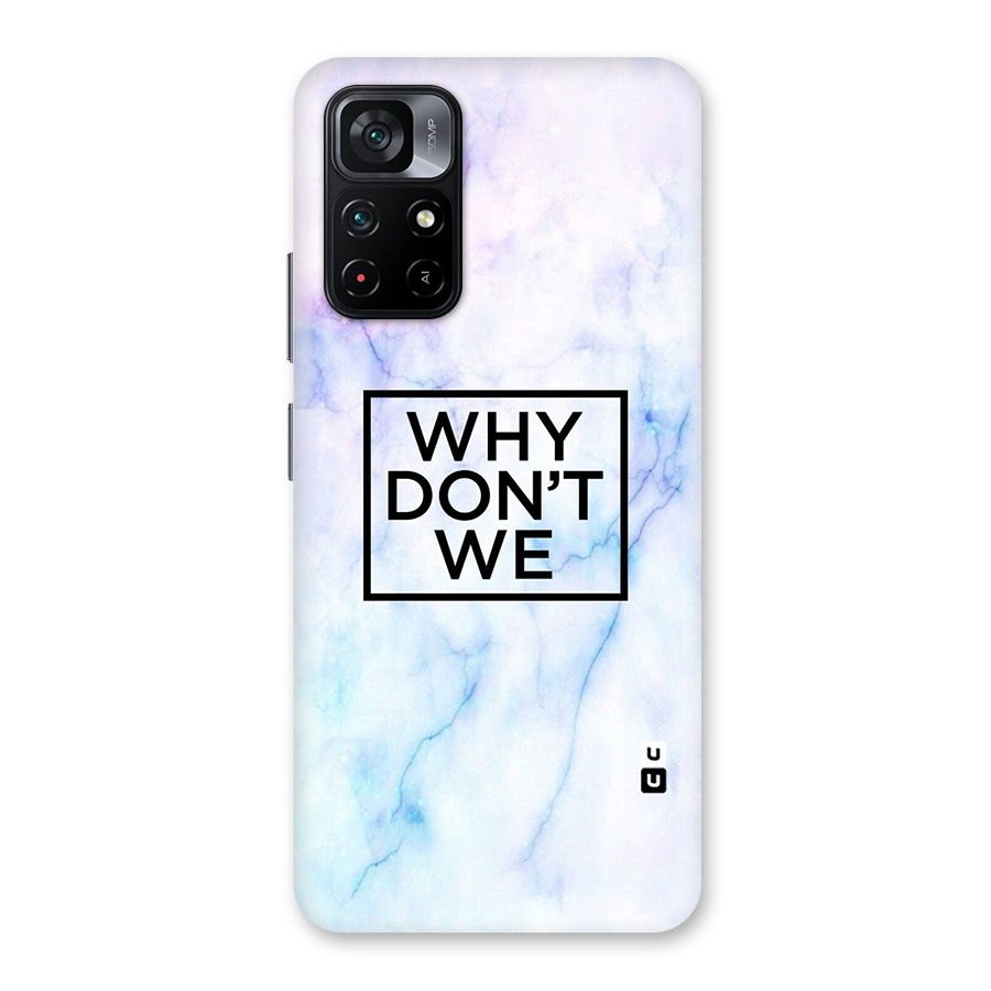 Why Dont We Back Case for Poco M4 Pro 5G