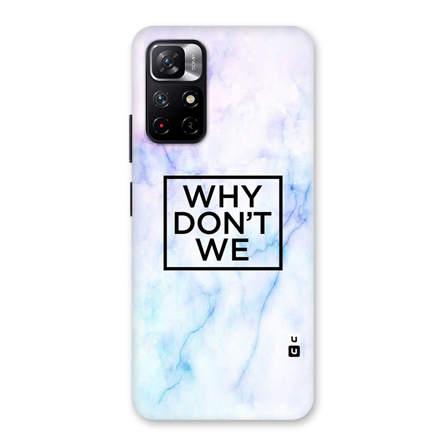 Why Dont We Back Case for Redmi Note 11T 5G