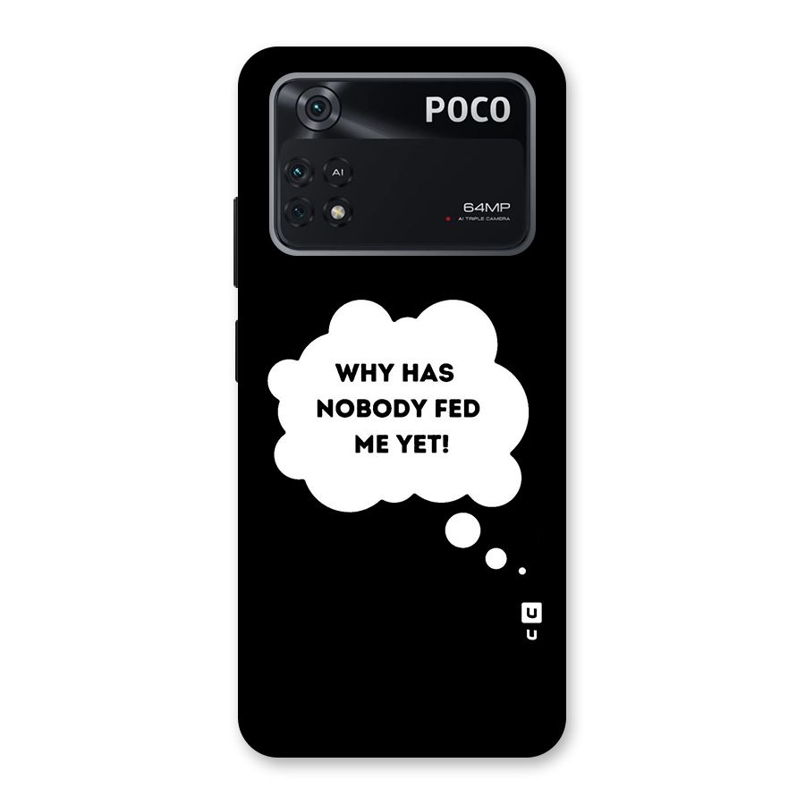 Why No Food Yet Back Case for Poco M4 Pro 4G