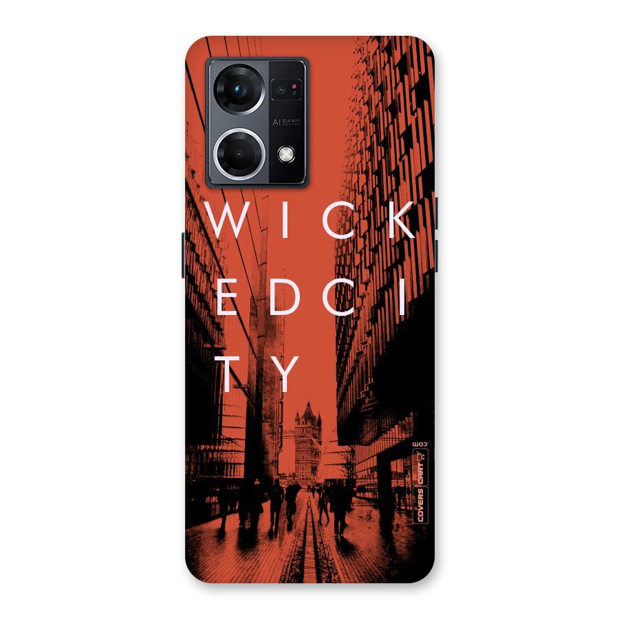 Wicked City Glass Back Case for Oppo F21 Pro 5G