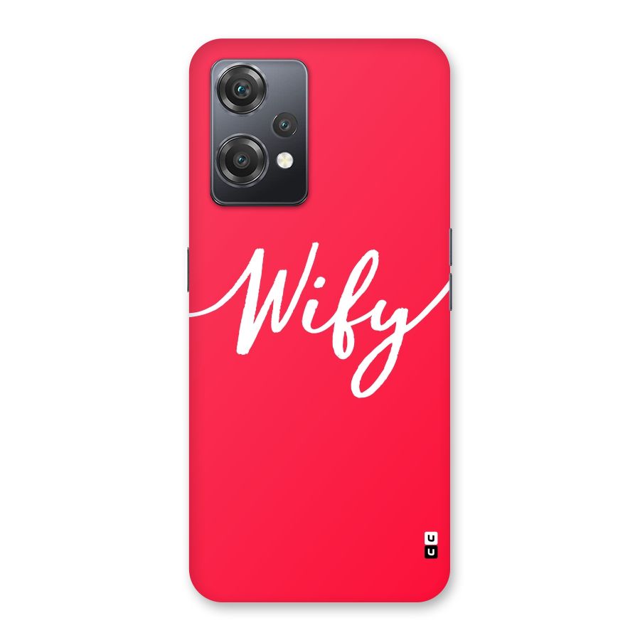 Wify Back Case for OnePlus Nord CE 2 Lite 5G