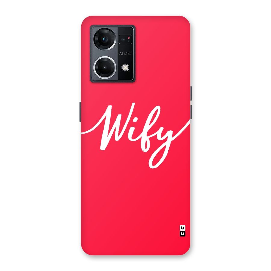 Wify Glass Back Case for Oppo F21 Pro 5G