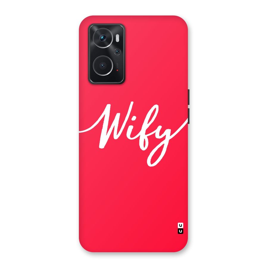 Wify Back Case for Oppo K10 4G