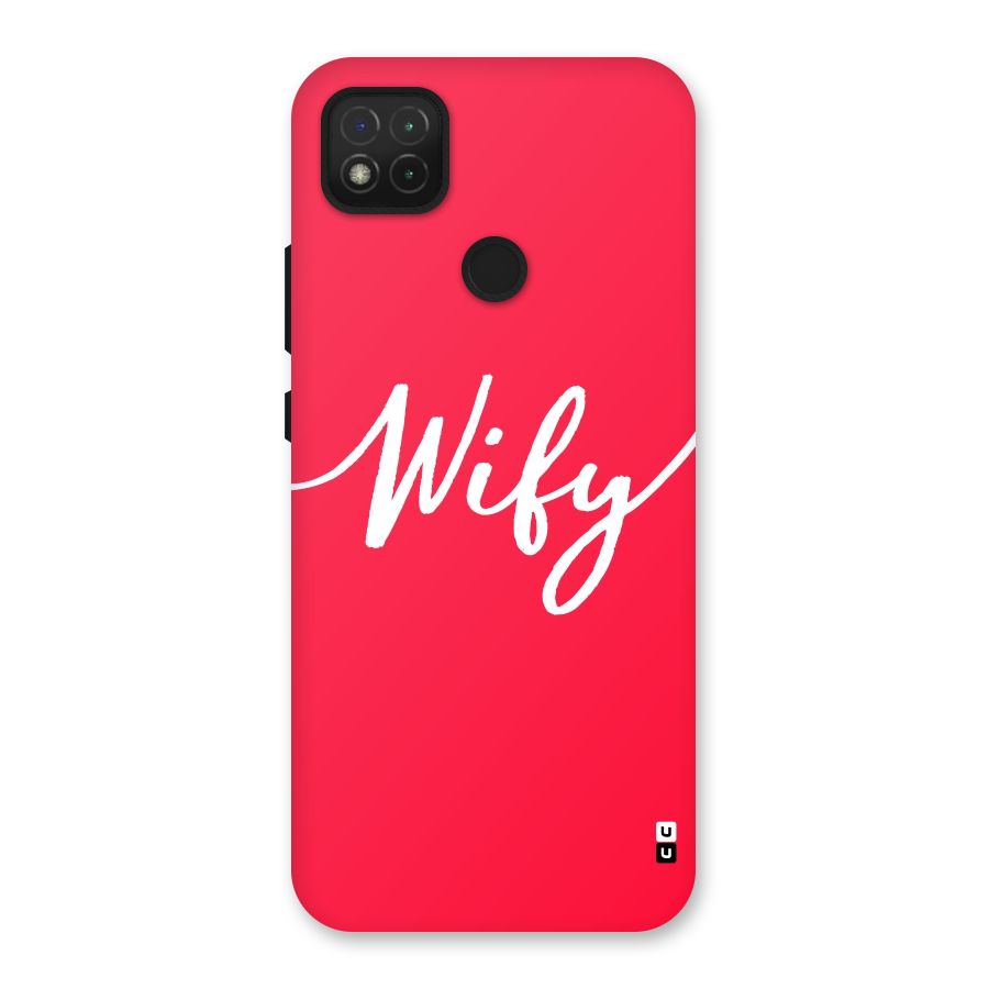 Wify Back Case for Redmi 9 Activ