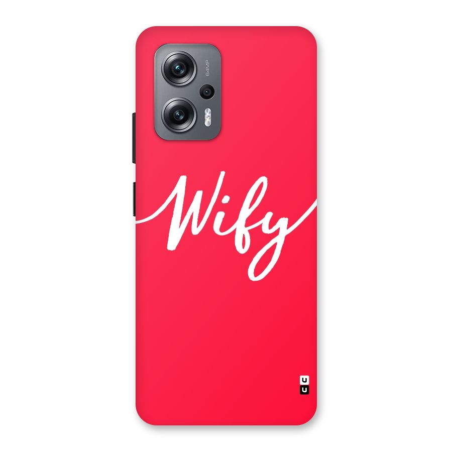 Wify Back Case for Redmi K50i