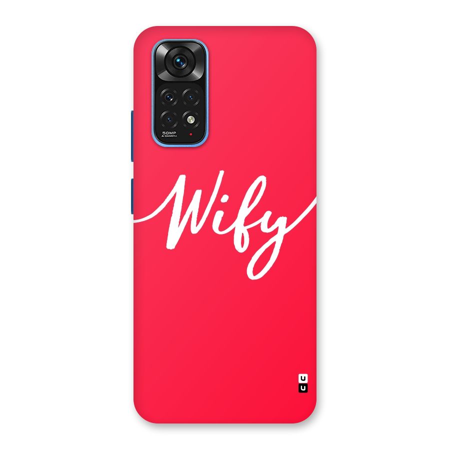 Wify Back Case for Redmi Note 11S