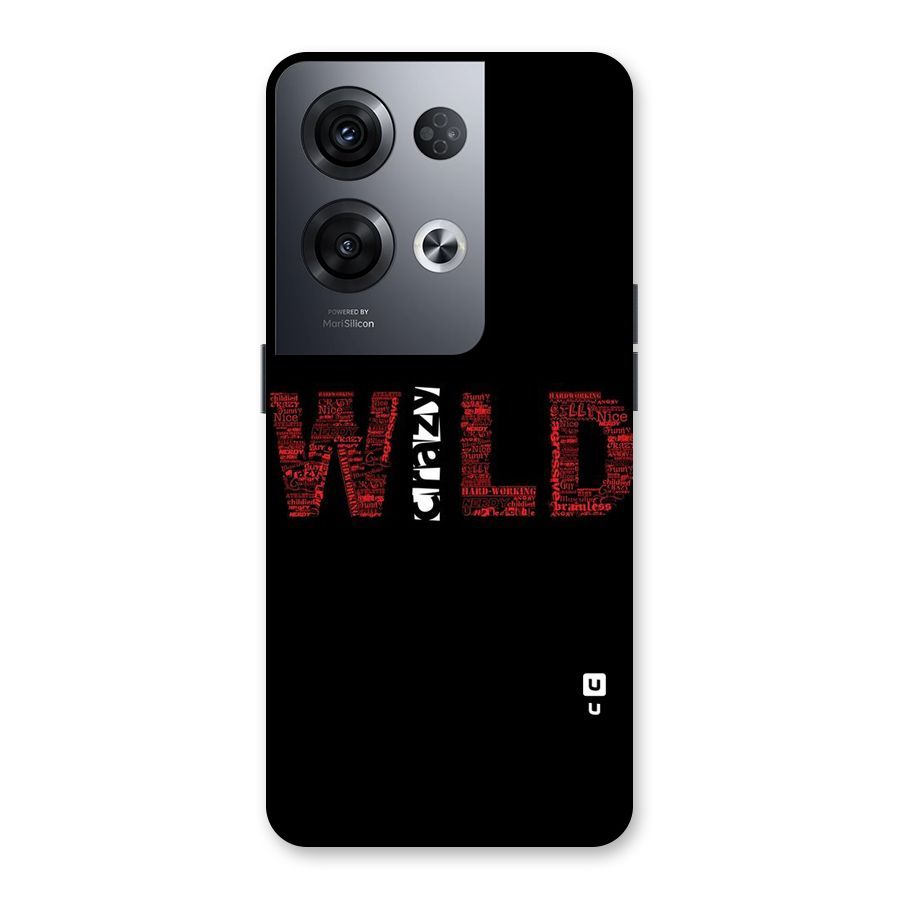 Wild Crazy Back Case for Oppo Reno8 Pro 5G