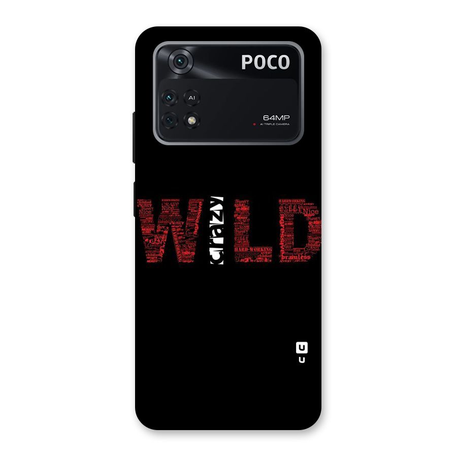 Wild Crazy Back Case for Poco M4 Pro 4G