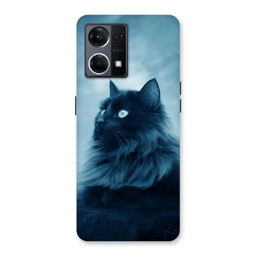 Wild Forest Cat Glass Back Case for Oppo F21 Pro 5G