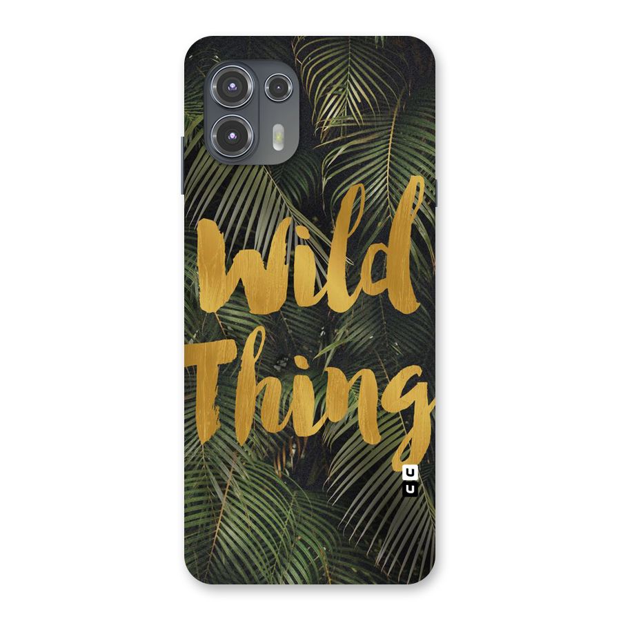 Wild Leaf Thing Back Case for Motorola Edge 20 Fusion