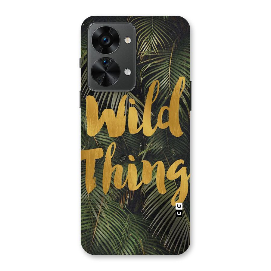 Wild Leaf Thing Back Case for OnePlus Nord 2T