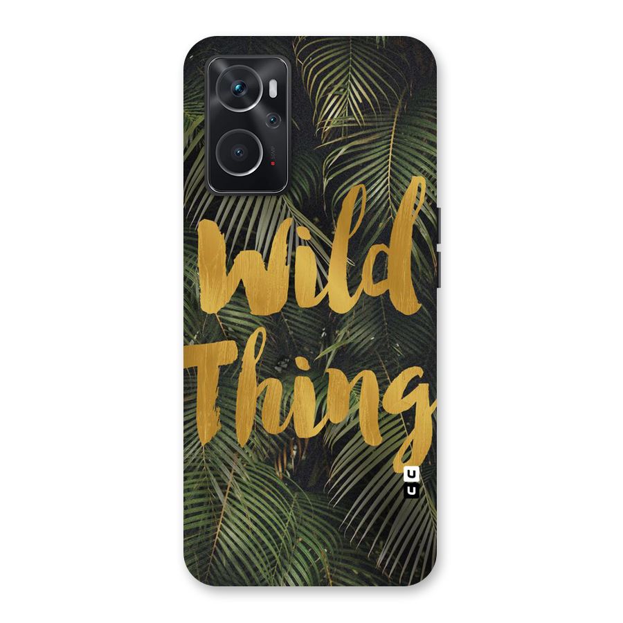 Wild Leaf Thing Back Case for Oppo K10 4G