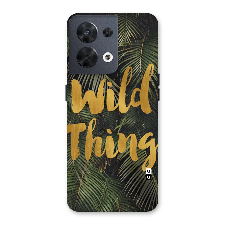 Wild Leaf Thing Back Case for Oppo Reno8 5G