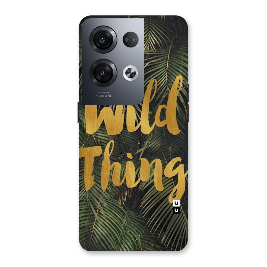 Wild Leaf Thing Back Case for Oppo Reno8 Pro 5G