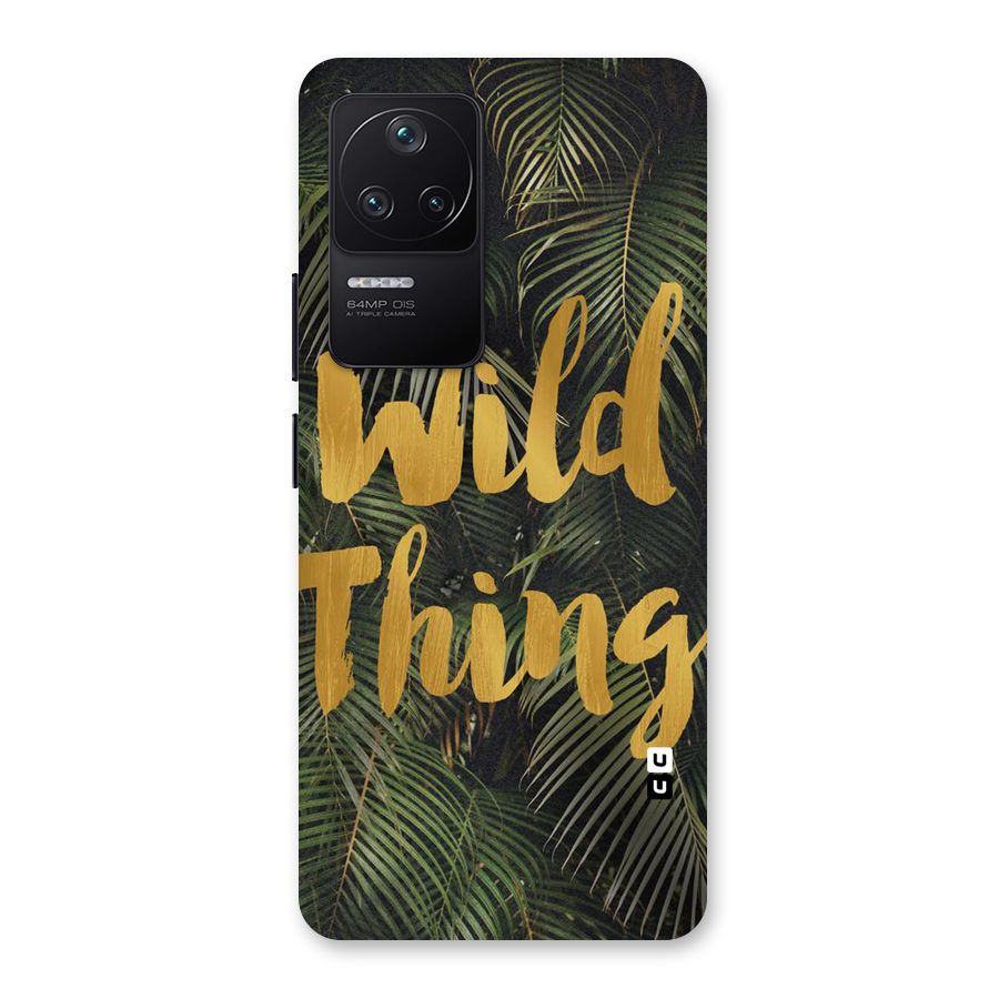 Wild Leaf Thing Back Case for Poco F4 5G