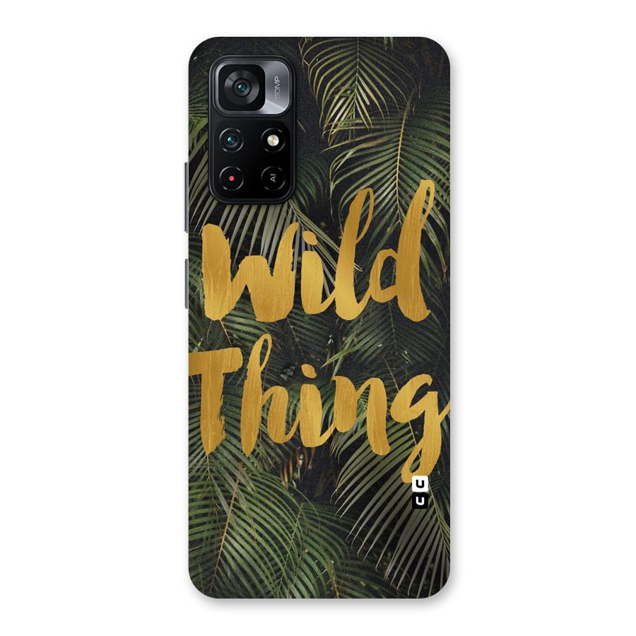 Wild Leaf Thing Back Case for Poco M4 Pro 5G
