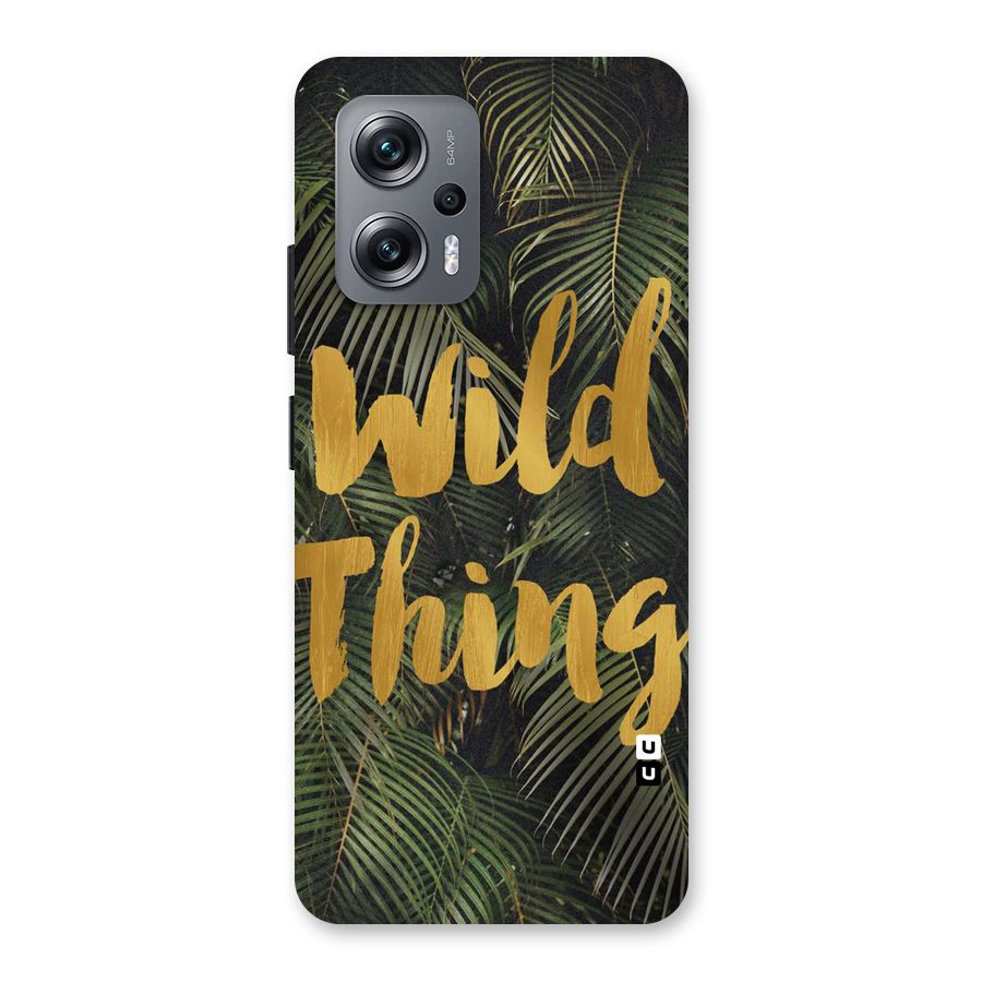 Wild Leaf Thing Back Case for Redmi K50i