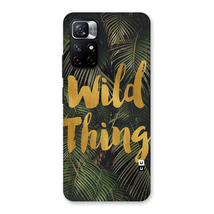 Wild Leaf Thing Back Case for Redmi Note 11T 5G