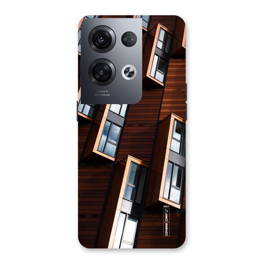 Window Abstract Back Case for Oppo Reno8 Pro 5G